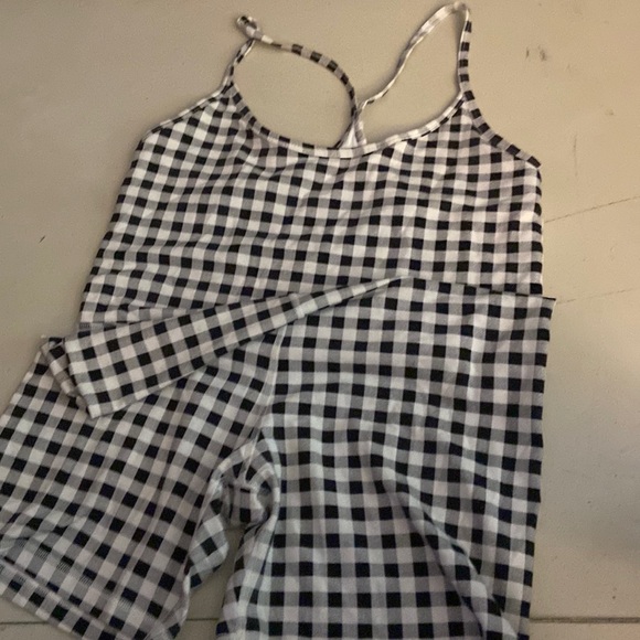 Gingham romper - Picture 2 of 2